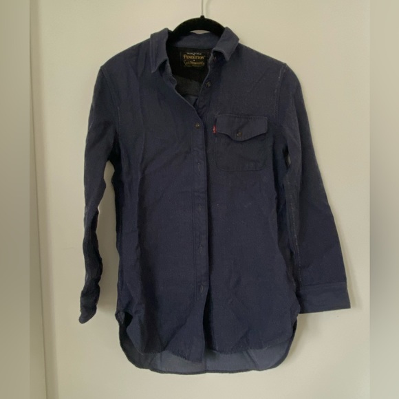 Levi’s x Pendleton collab wool denim button up shirt small - Picture 3 of 7